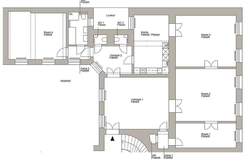 Apartamento histórico frente a la estación de metro Schottenring en el distrito 1 de Viena
