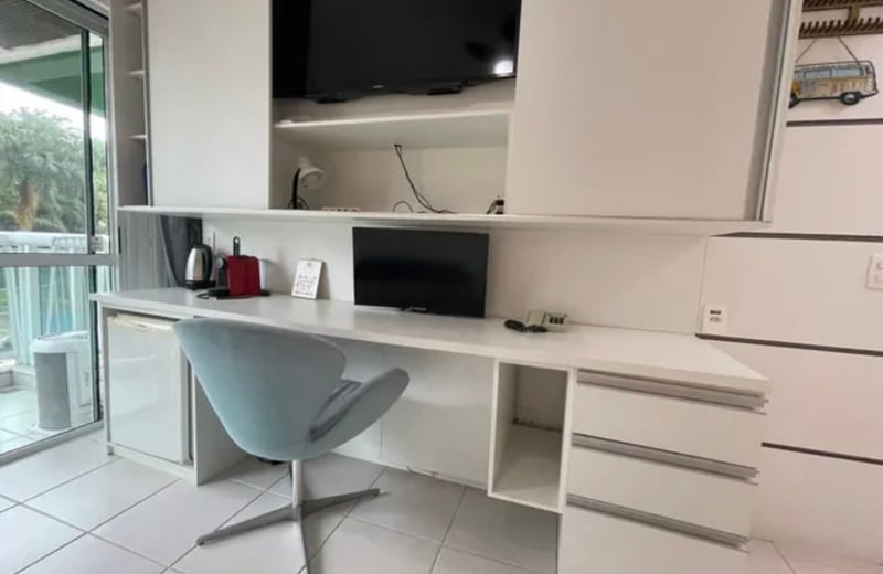 Rental of a cozy studio flat, Barra da Tijuca district, Rio de Janeiro, Brazil