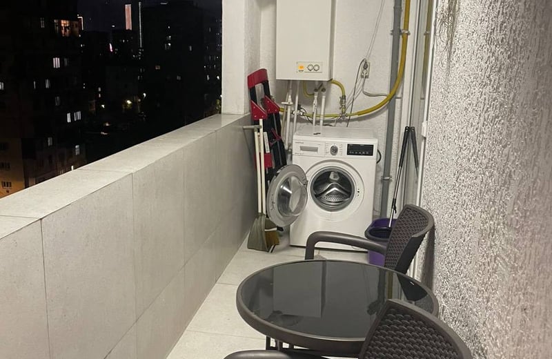 Comfortable, spacious apartment with balcony for rent, 61 m², Batumi, Georgia