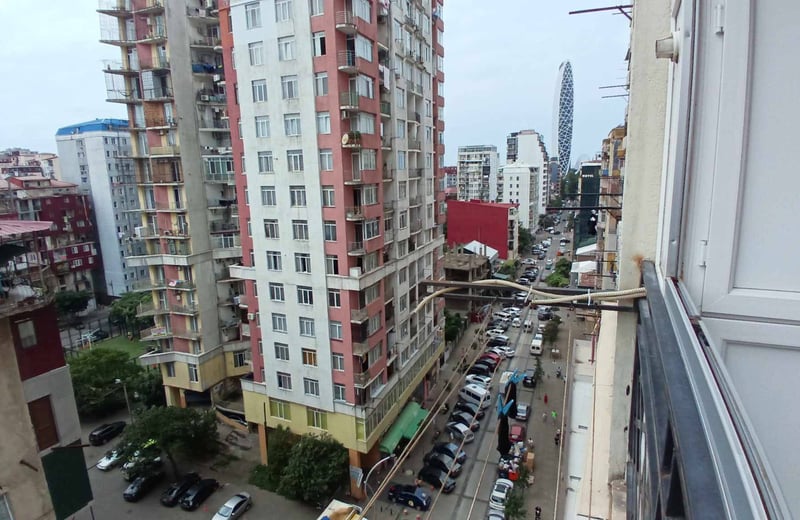 Helle, komfortable Wohnung mit großem Balkon zur Miete, 85 m², Batumi, Georgien