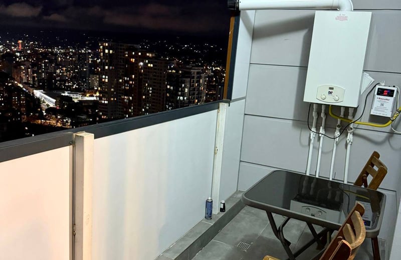 Location d'un studio confortable avec vue sur la mer, 40 m², Batoumi, Géorgie