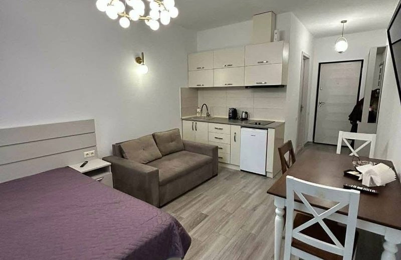Location d'un studio premium cosy et spacieux avec balcon, 38 m², Batoumi, Géorgie
