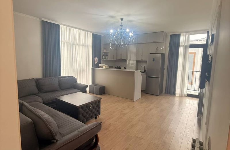 Location d'un appartement élégant et moderne, 70 m², Batumi, Géorgie