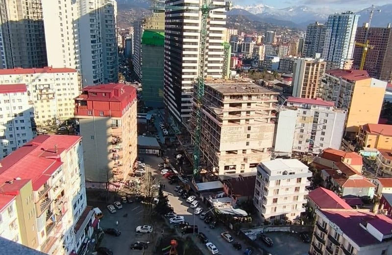 Аренда уютной, комфортабельной студии с балконом, 43 м², Батуми, Грузия