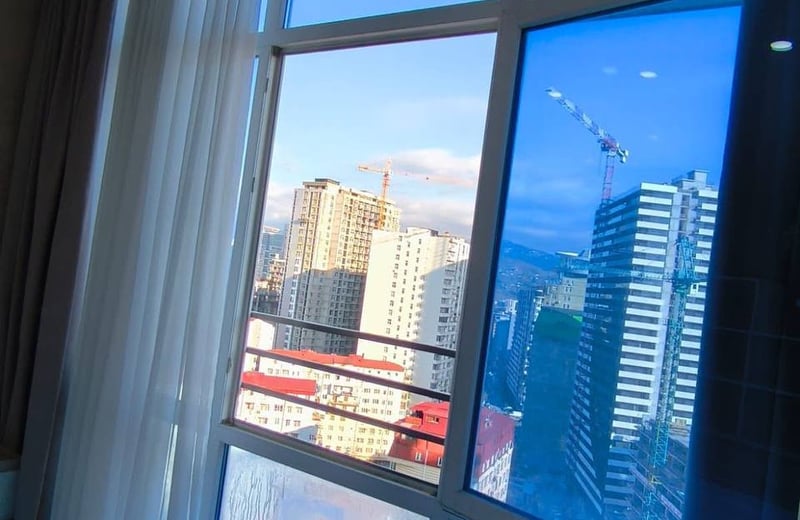 Аренда уютной, комфортабельной студии с балконом, 43 м², Батуми, Грузия