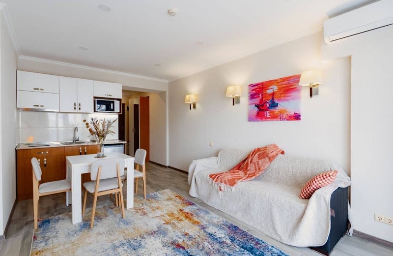 Location d'un appartement lumineux et cosy, 60 m², Orbi Beach Tower, Batoumi, Géorgie