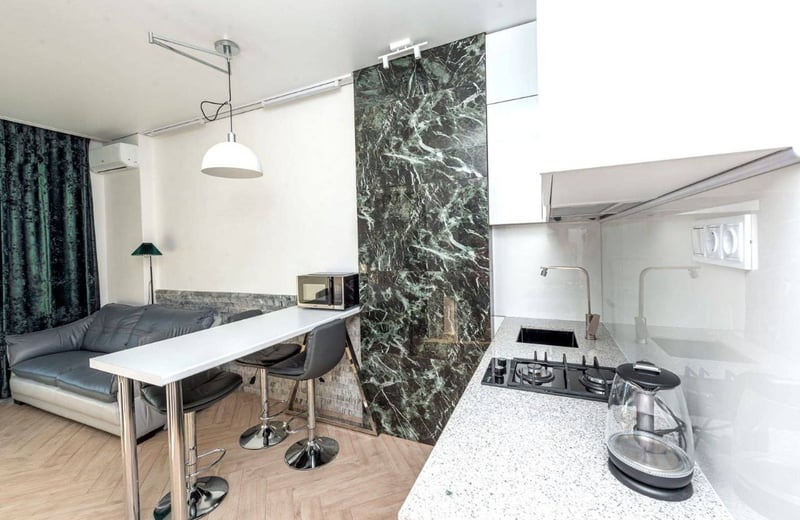 Location d'un appartement confortable à Black Sea Tower de 57 m², Batoumi, Géorgie