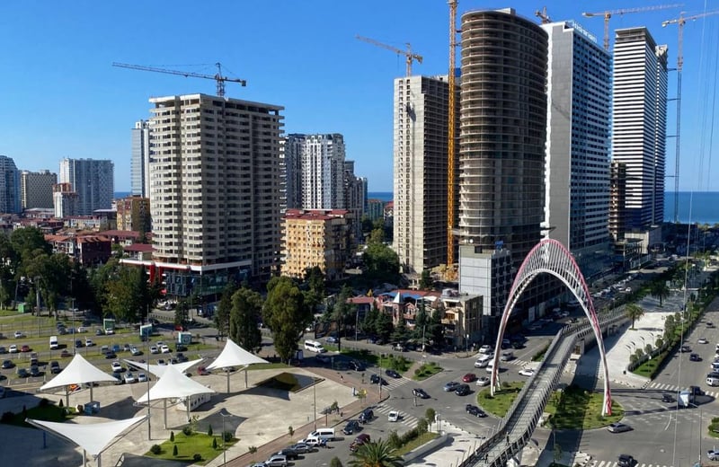 Аренда комфортной студии в ЖК Black Sea Tower, 38 м², Батуми, Грузия