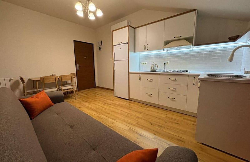 Alquiler de apartamento excelente y amueblado con terraza, 55 m², Batumi, Georgia