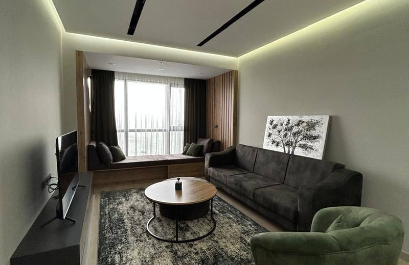 Аренда современной квартиры с видом на море в районе Старого города, 57 м², Батуми, Грузия