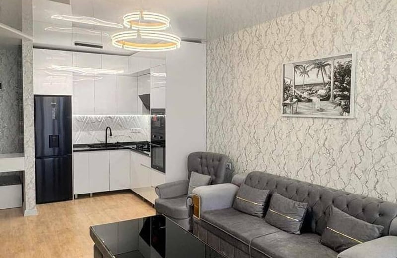 Rent a bright, comfortable apartment with sea view, 65 m², Batumi, Georgia