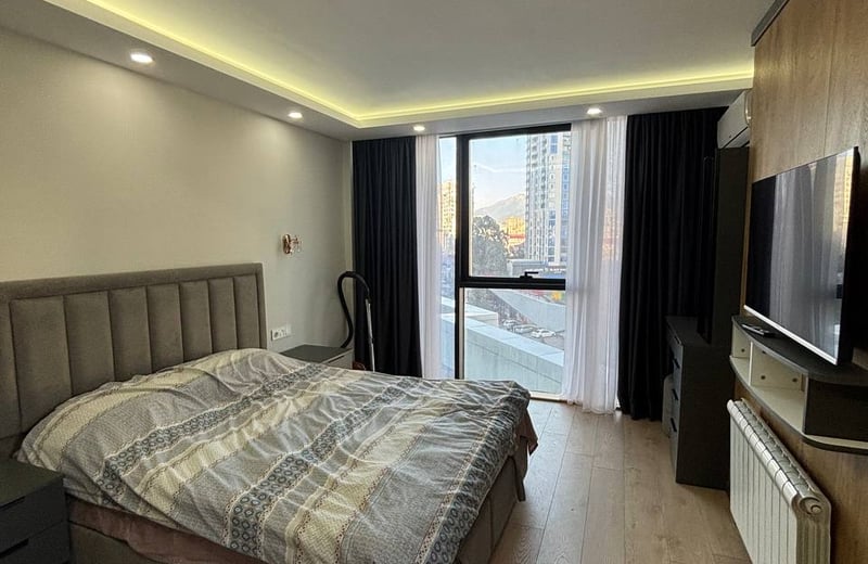 Rent a premium, stylish apartment with balcony, 57 m², Blu Sky Tower, Batumi, Georgia