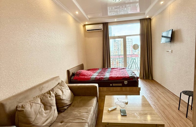 Аренда светлой и уютной студии рядом с парком, 33 м², Батуми, Грузия