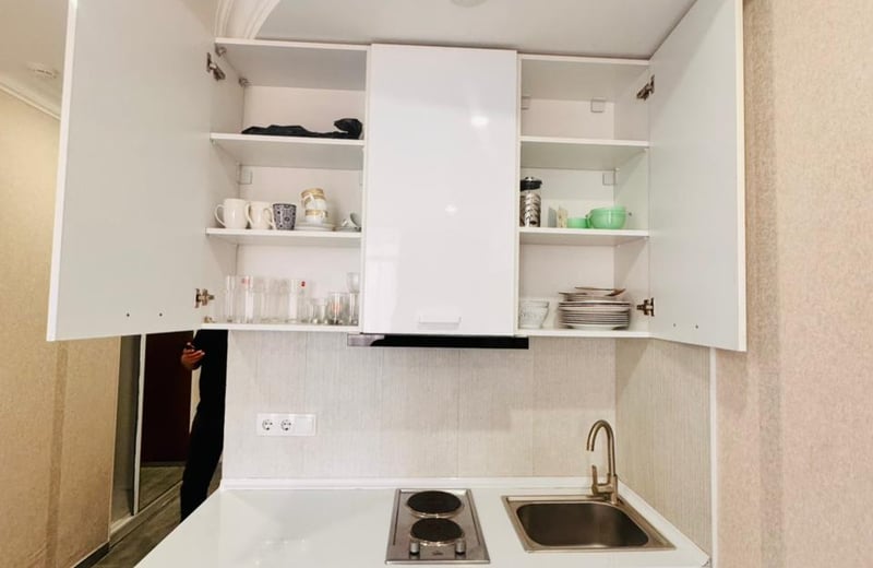 Location d'un studio cosy avec vue sur la mer, Orbi Residence, Batoumi, Géorgie