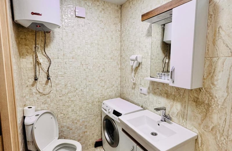 Location d'un studio cosy avec vue sur la mer, Orbi Residence, Batoumi, Géorgie