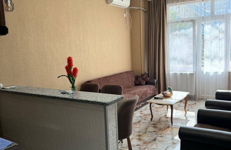 Аренда светлой, комфортной квартиры с балконом, 50 м², Батуми, Грузия