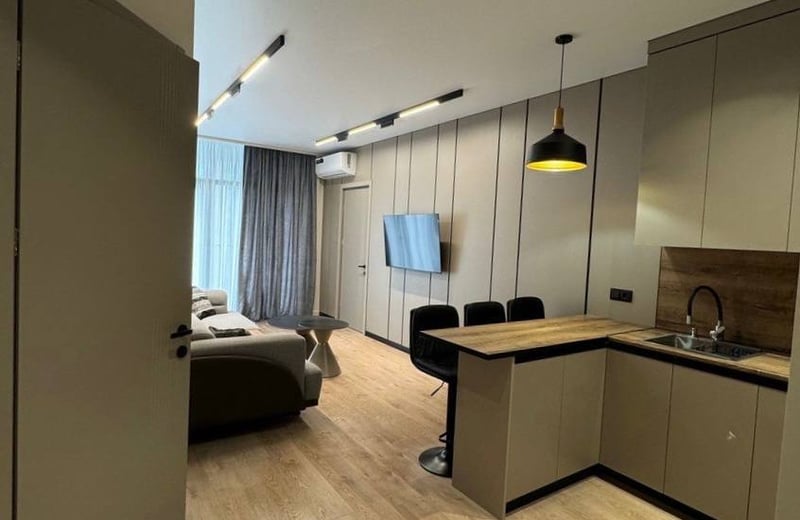 Location d'un appartement lumineux et moderne, 62 m², Black Sea Tower, Batoumi, Géorgie