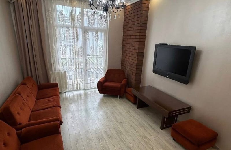 Аренда светлой, комфортной квартиры с балконом, 45 м², Батуми, Грузия