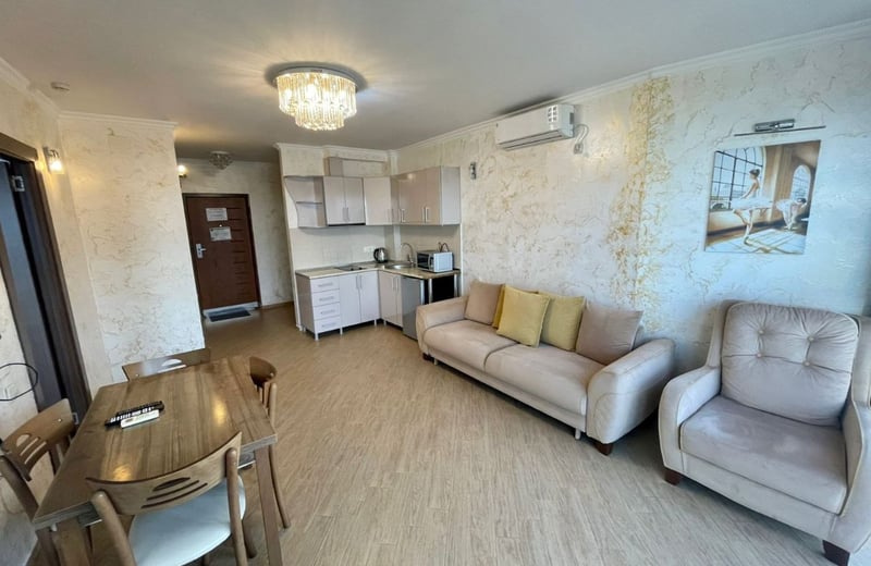 Vermietung einer modernen Wohnung mit Aussicht, 54 m², Orbi Panorama, Batumi, Georgien