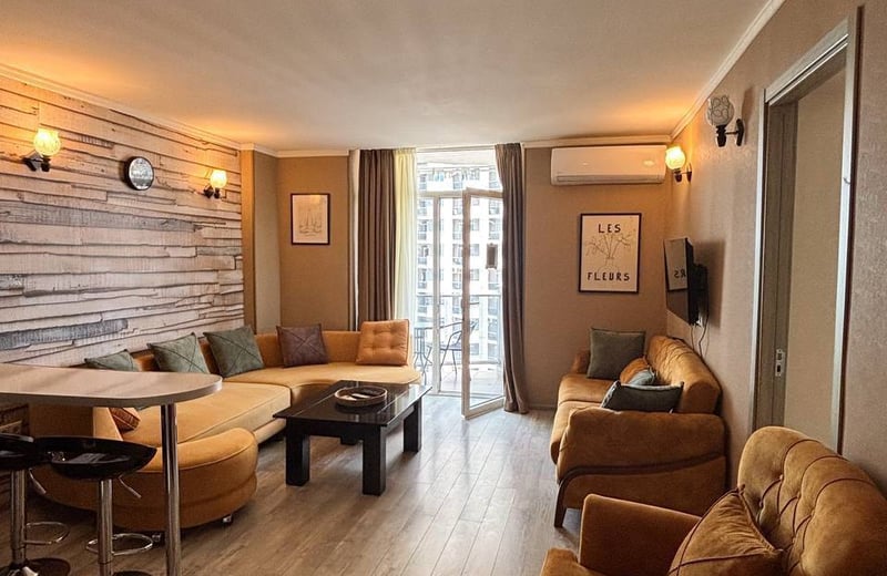 Apartamento 50m² con vista al mar en alquiler, Batumi, Georgia
