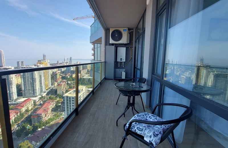 Premium Apartment 85m² with Panoramic View for Rent, Batumi, Georgia