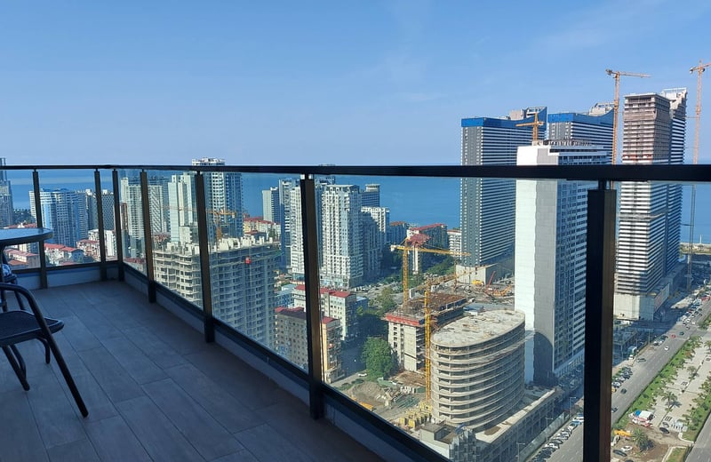 Premium Apartment 85m² with Panoramic View for Rent, Batumi, Georgia