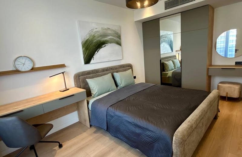 Alquiler de un nuevo apartamento de 50 m² con vista panorámica al mar, Batumi, Georgia