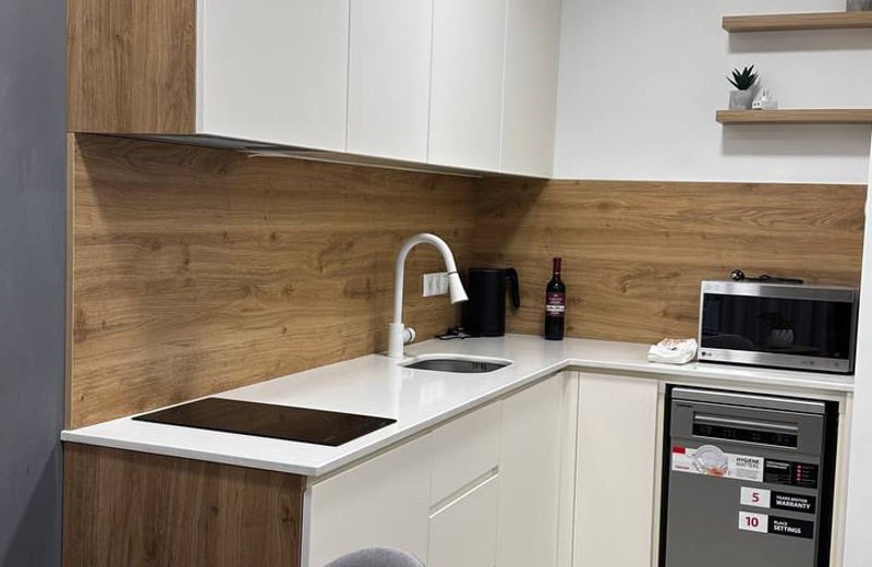 Rent of a stylish apartment with direct sea view, 50 m², White Sails, Batumi, Georgia