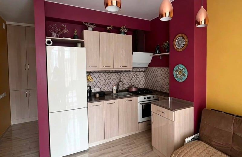 Cozy and bright 46 m² apartment for rent in Batumi