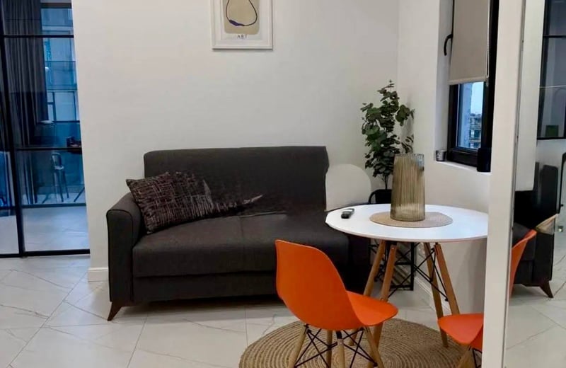 Modern 39 m² studio apartment for rent, close to the sea, Batumi, Georgia