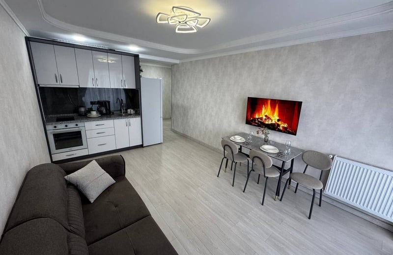 Long-term rental of a modern, furnished apartment in Batumi, Georgia
