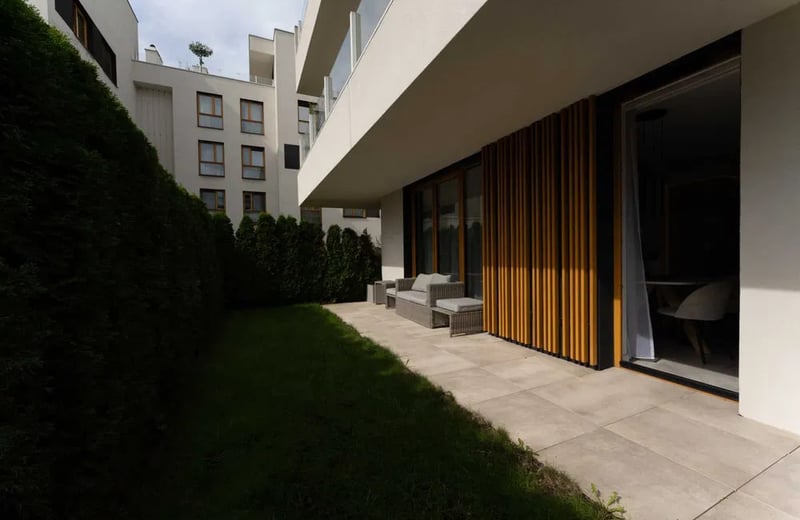 Rent of a modern apartment with a garden, 73 m², Bronowice district, Krakow, Poland