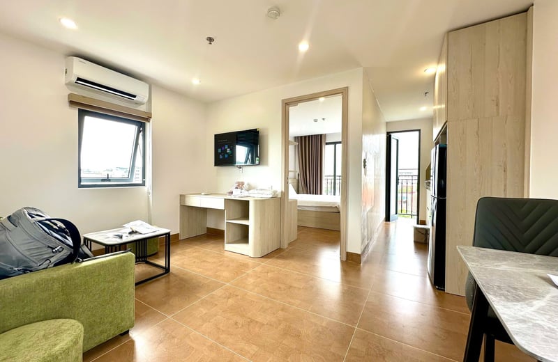 Location d'un nouvel appartement lumineux avec 1 chambre, Da Nang, Vietnam