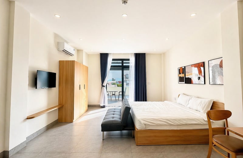 Rent a modern penthouse studio, Ngu Hanh Son, Da Nang, Vietnam