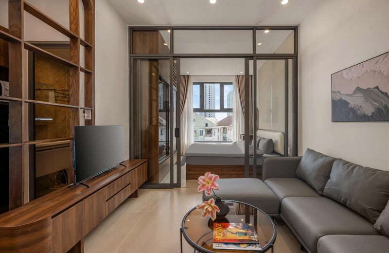 Location d'un appartement lumineux et meublé, Son Tra, Da Nang, Vietnam