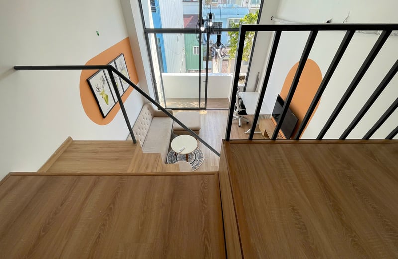 Rent a unique, furnished duplex apartment, Son Tra, Da Nang, Vietnam