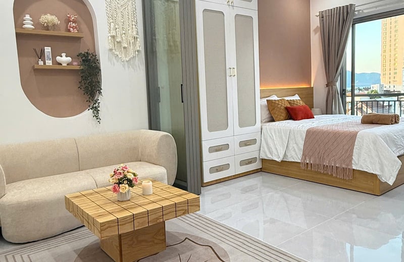 Vermietung einer modernen, möblierten Wohnung in Strandnähe, Son Tra, Da Nang, Vietnam