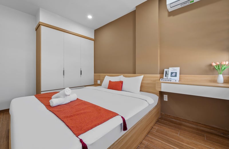 Rent a bright, comfortable apartment near the beach, Son Tra, Da Nang, Vietnam