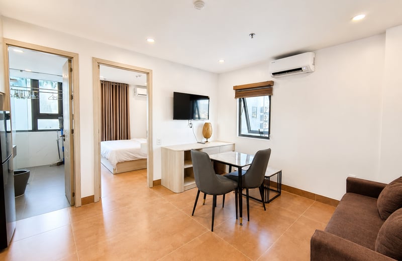 Rent a new, bright apartment near the beach, Ngu Hanh Son, Da Nang, Vietnam