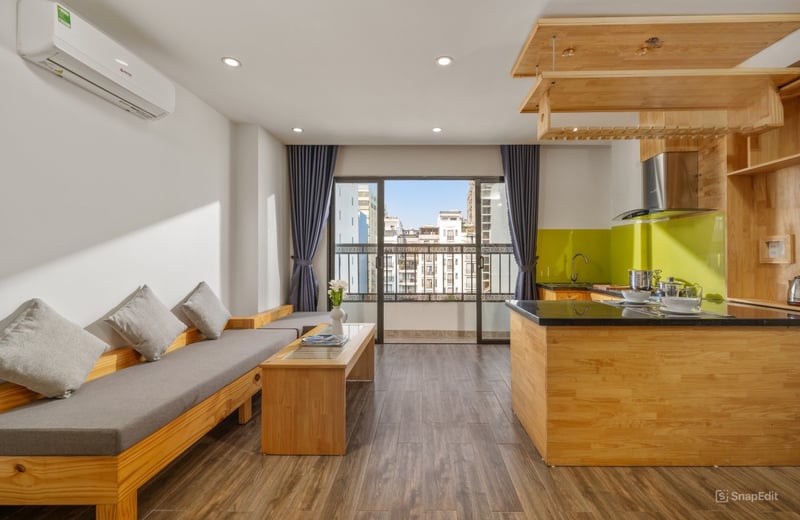 Rent of a bright, comfortable studio near the beach, Da Nang, Vietnam