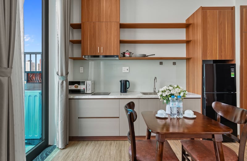 Penthouse Studio for Rent Near the Beach, Son Tra, Da Nang, Vietnam