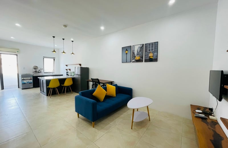 Bright Apartment 45m² for Rent, Da Nang, Vietnam