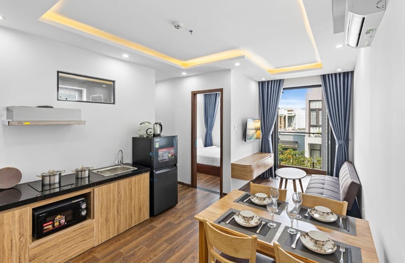 Appartement moderne à louer près de la plage, quartier Son Tra, Da Nang, Vietnam