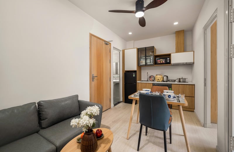 Cozy Modern Apartment for Rent Near the Beach, Son Tra District, Da Nang, Vietnam