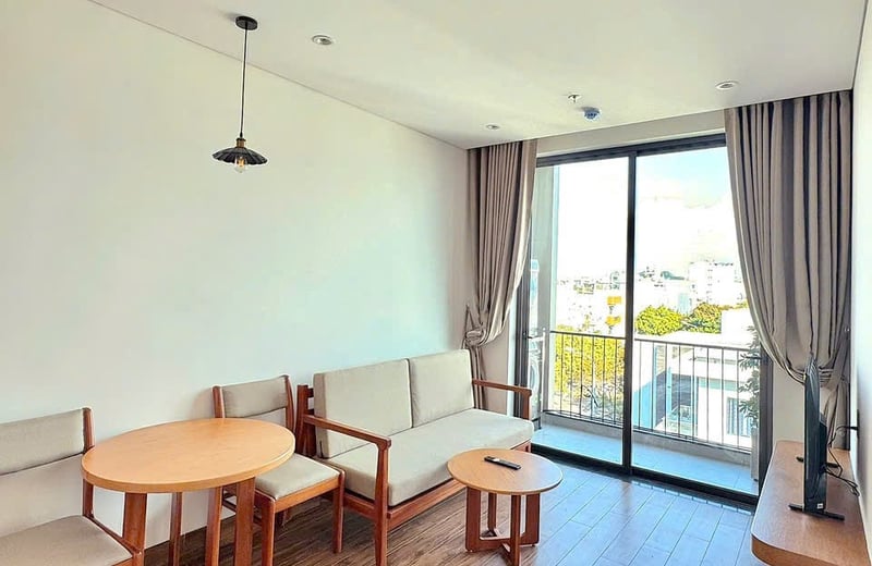New Bright Apartment for Rent by the River, Da Nang, Vietnam