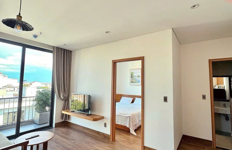 New Bright Apartment for Rent by the River, Da Nang, Vietnam