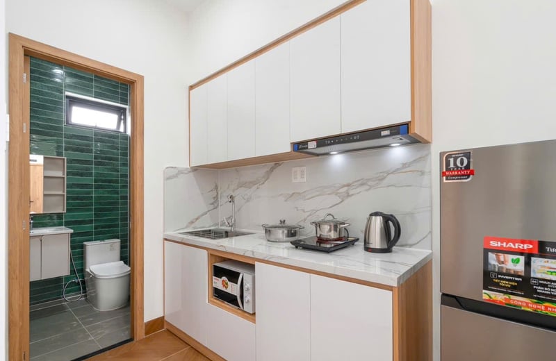 Geräumige und moderne Wohnung zur Miete im Bezirk Ngu Hanh Son, Da Nang, Vietnam