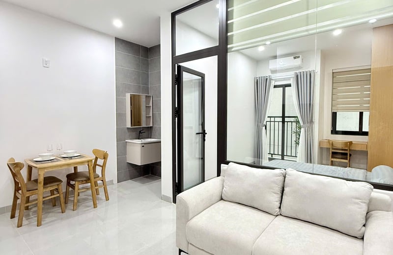 Alquiler de apartamento moderno y amueblado cerca de la playa, Son Tra, Da Nang, Vietnam