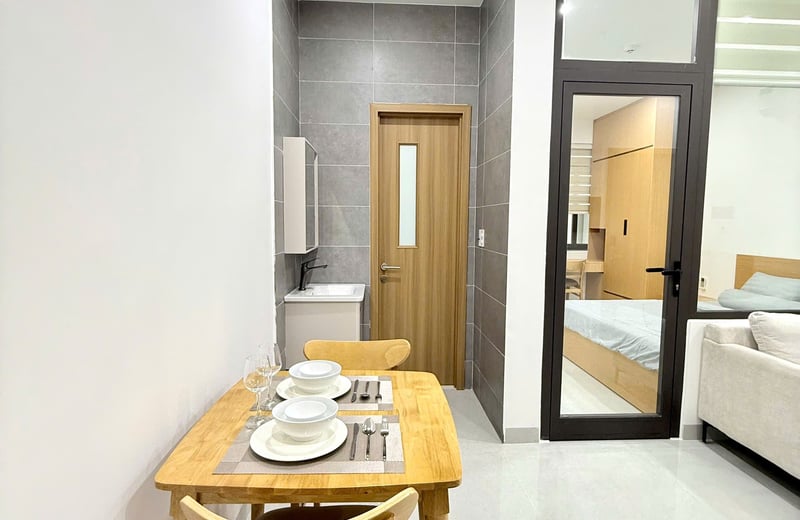 Alquiler de apartamento moderno y amueblado cerca de la playa, Son Tra, Da Nang, Vietnam
