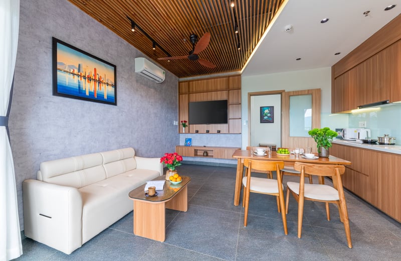 Luxury apartment for rent near the beach, Son Tra District, Da Nang